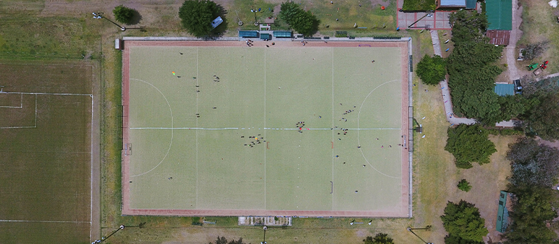 cancha hockey sobre cesped