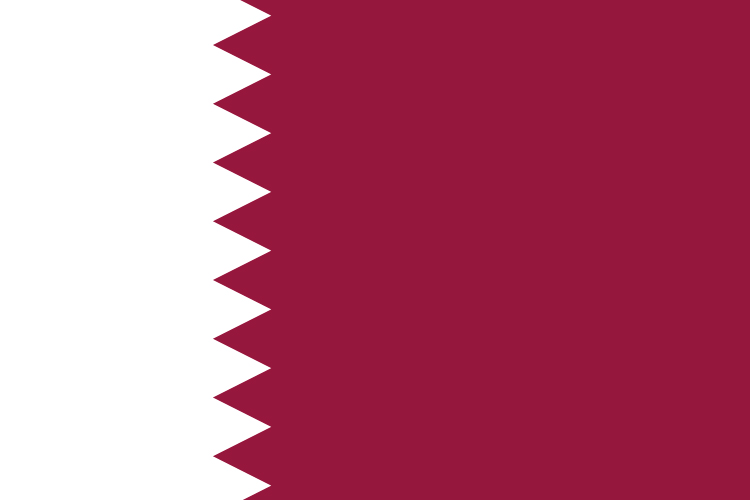 bandera pais qatar