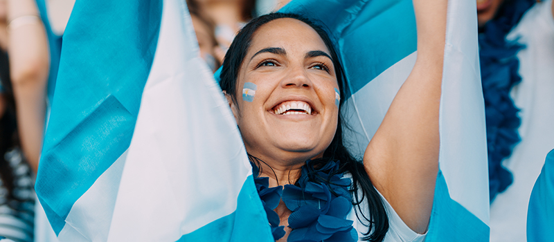 hinchas de argentina